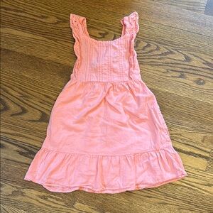 GUC Old Navy Pink Ruffled Tiered Sundress; Size M